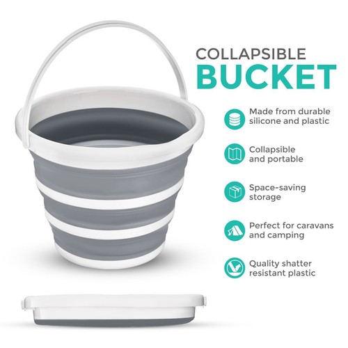 Livivo collapsible bucket 10l - bucket,