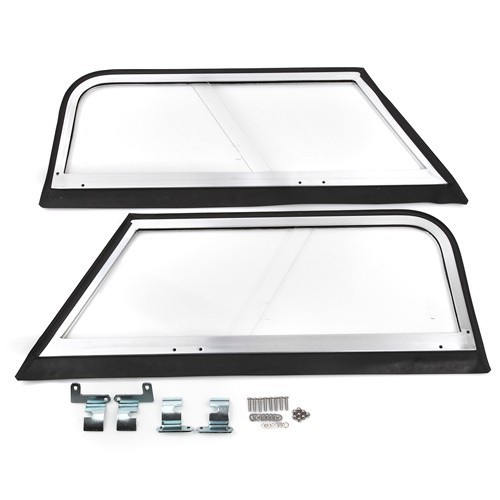 New alloy side curtain set - new, w/