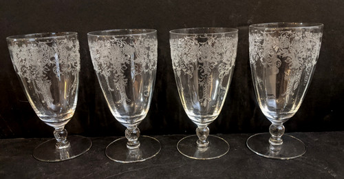 Fostoria etched crystal - fostoria, 6"
