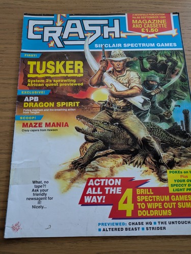 Crash magazine spectrum - magazine, zx