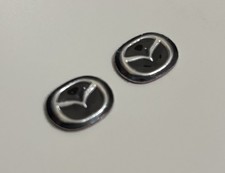 2 X MAZDA KEY FOB BADGE EMBLEM