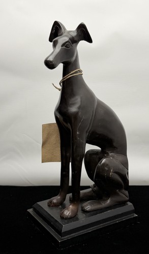 Art deco greyhound - greyhound, bookend