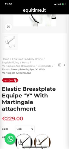 Sarm hippique breast plate - sarm,
