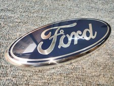 175mm X 70mm FORD TRANSIT REAR BLUE OVAL BADGE BONNET EMBLEM 2006-2014 MK6 MK7