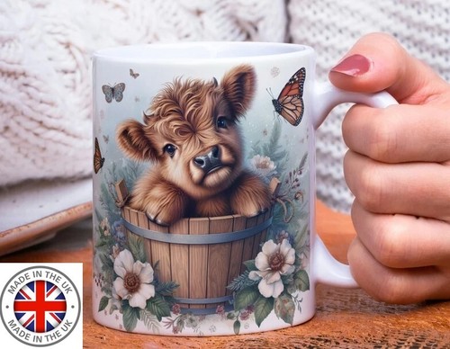 Highland cow cows pretty mug - cow,
