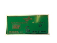 Lambretta Fuel Flap Sticker