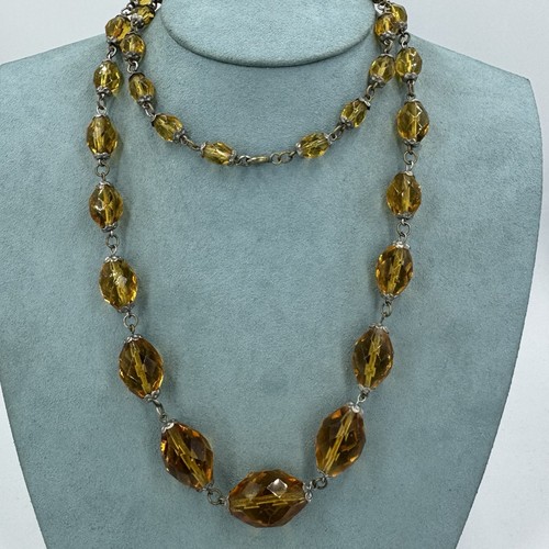 Vintage czech amber glass - vintage,