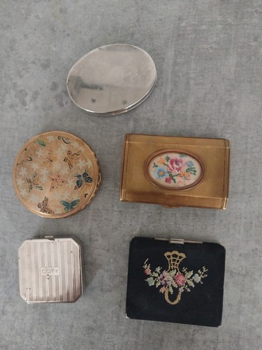 Lot vintage ladies powder - 5,