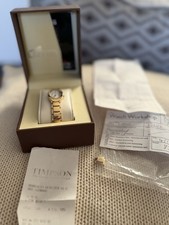 Boxed gold plated - lotus, ladies