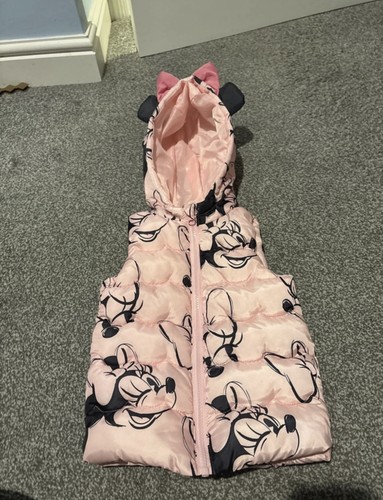 Minnie mouse light pink gilet - minnie,