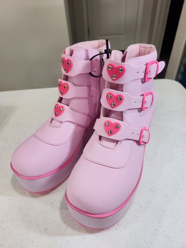 Lucky step platform boots - step,