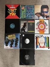 10 Vinyl Single LP’s - 12” 45/33rpm - Various Artists (Bundle 5)