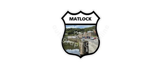 Matlock derbyshire stickers - matlock,