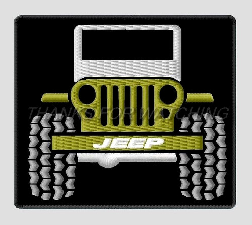 Jeep embroidered patches - jeep,