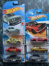 X7 Hot Wheels DATSUN BLUEBIRD