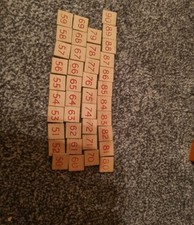 vintage Bingo tiles