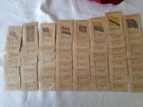 Kensitas silk cigarette cards - silk,