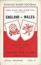 1956 ENGLAND SCHOOLS v WALES