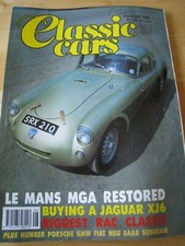 CLASSIC CARS MAGAZINE AUG 1991
