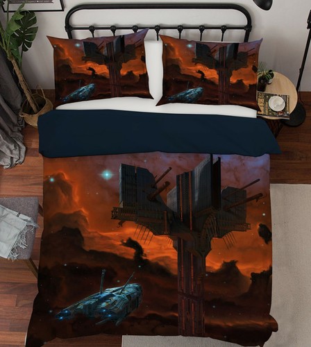 Alien spaceship b008 - 3d,