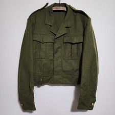 Vtg 1966 Dutch Army Wool Ike