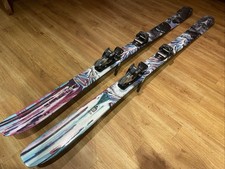 Atomic Bent 90 Skis 175 cm  with Marker Bindings Size Twin Tip Good Condition