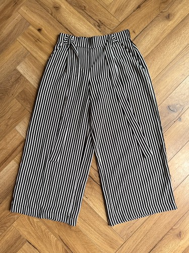 Zara black white wide - black,