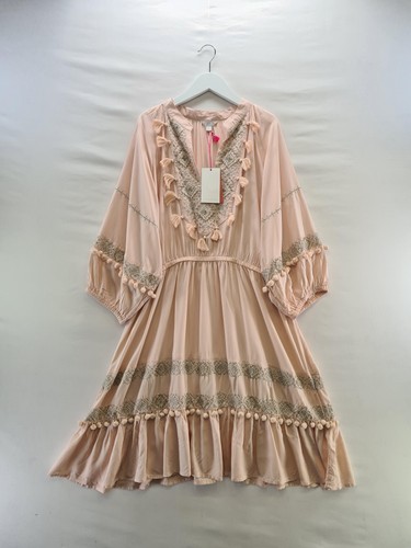 Monsoon dress size large pink - monsoon,