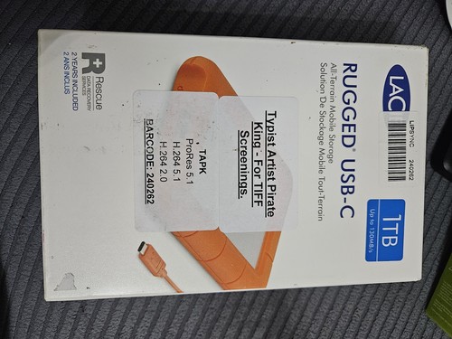 Lacie lrd0tu6 1tb rugged - 1tb,