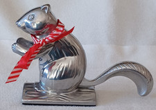 VINTAGE CAST ALUMINIUM SQUIRREL NUTCRACKER, IDEAL FOR THE FESTIVE SEASON