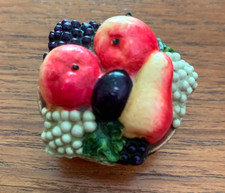 Antique novelty Celluloid  tape measure as a Basket of fruit
