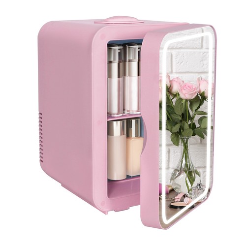 Pink mini fridge led - fridge,
