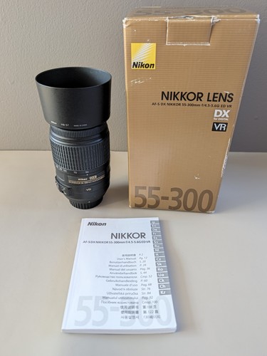Nikon nikkor 55 300mm - nikon, dx