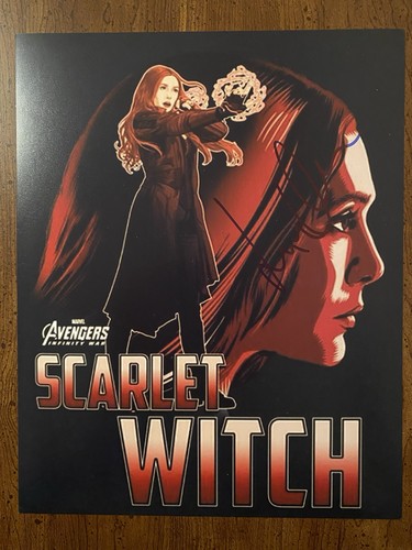 Elizabeth olsen signed - elizabeth,