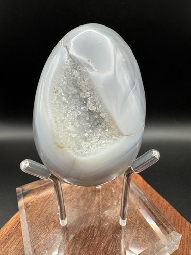 Crystal egg agate druzy - crystal,