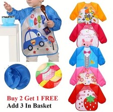 Baby Kids Bibs Waterproof Long