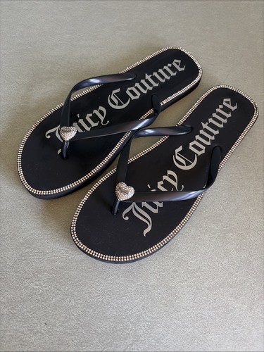 Juicy couture flip - flops, black