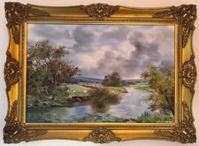 Large oil painting on canvas