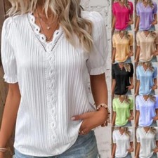 Womens V neck Summer Ladies