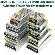 AC240V to DC5/12/24 IP20 LED Driver Switch Power supply Lighting Transformer PSU