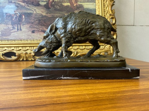 Bronze sculpture wild - bronze, of