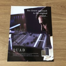 GRAM67 MAGAZINE ADVERT 11X8 QUAD ESL-989 ELECTROSTATIC SPEAKERS