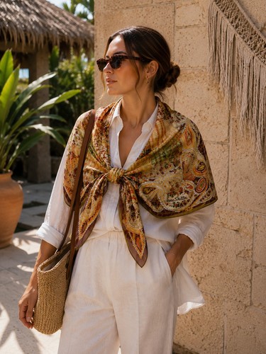 Jane shilton pure silk paisley - shilton,