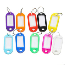 Key Tags Plastic Key Rings ID