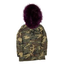 Womens Jacket Green Hooded