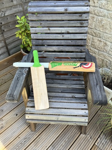 Two coaching cricket bats - cricket,