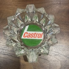 Vintage Castrol Glass Ashtray