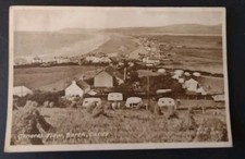 Postcard, General View, Borth, Cards,  Caravans/ Camping, F Frith 