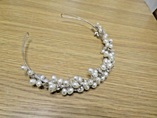 Wedding Hair Pearl And Crystal Tiara