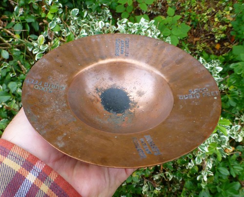 Antique copper richards patent - copper,